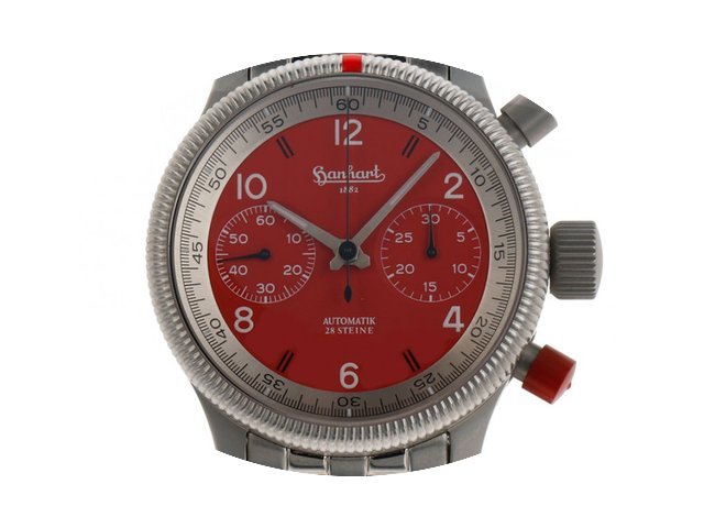 Hanhart Pioneer Red X Red Stahl Automati...