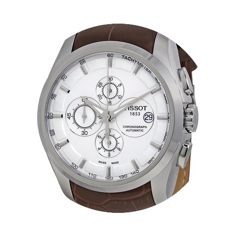 Tissot Couturier Silver Dial Chronograph...