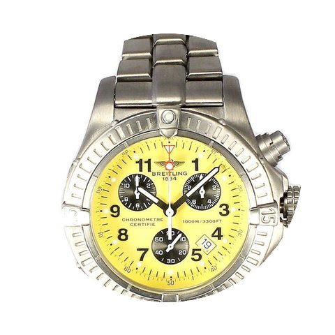 Breitling Chrono Avenger M1 Yellow Dial ...