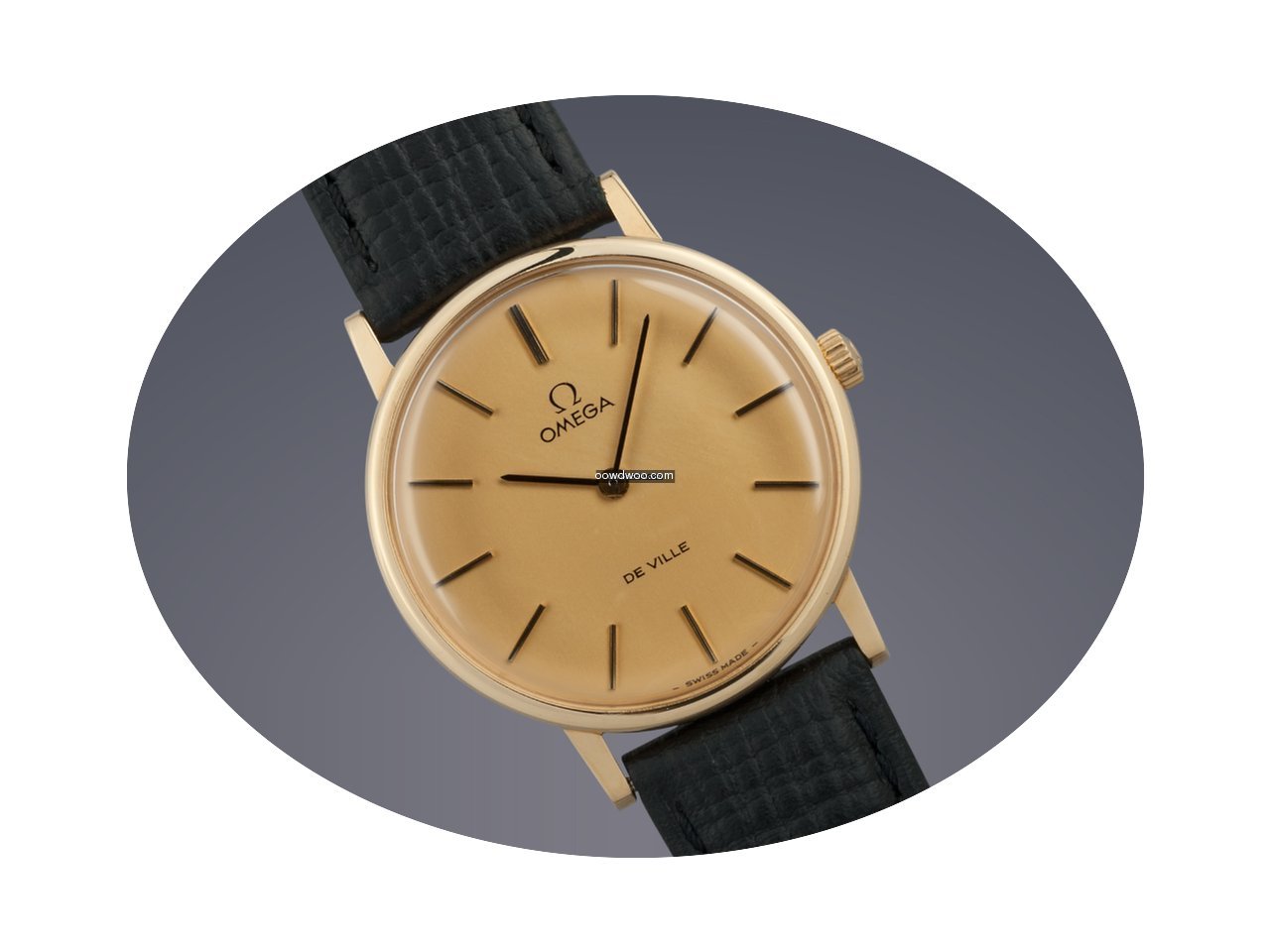 Omega DeVille 18ct gold manual...