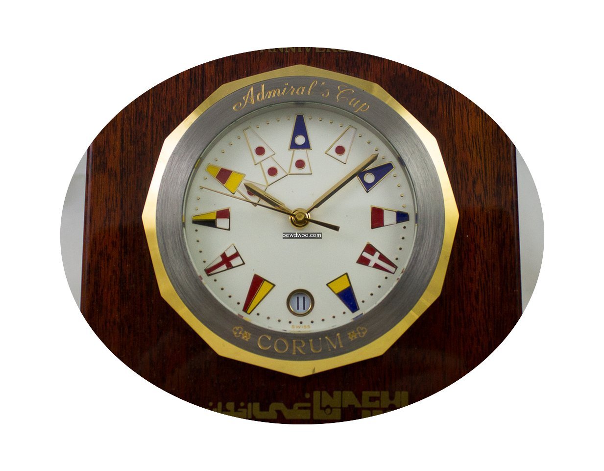 Corum Admirals Cup Wood Case Flags Dial...