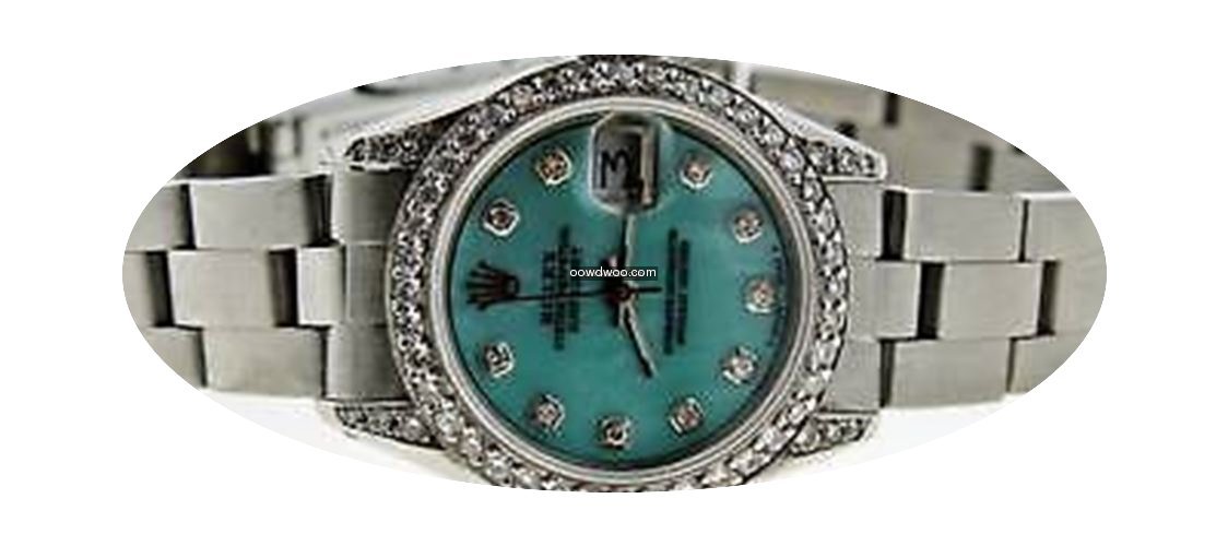 Rolex Ladies Datejust Watch Diamond Dial...