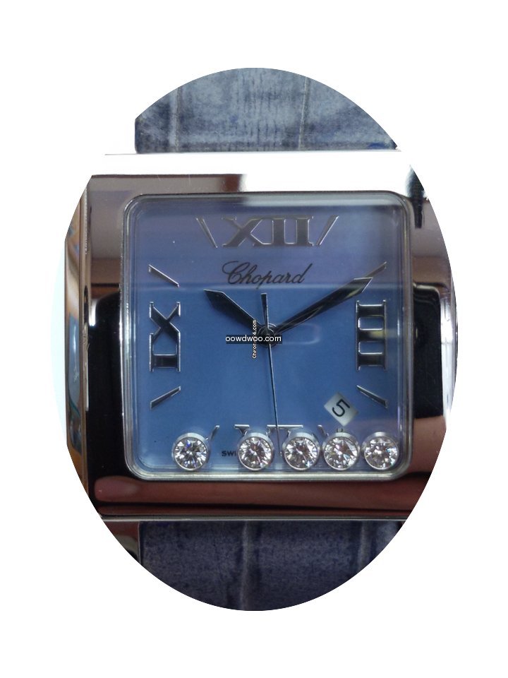 Chopard Happy Sport Square with 5 diamon...