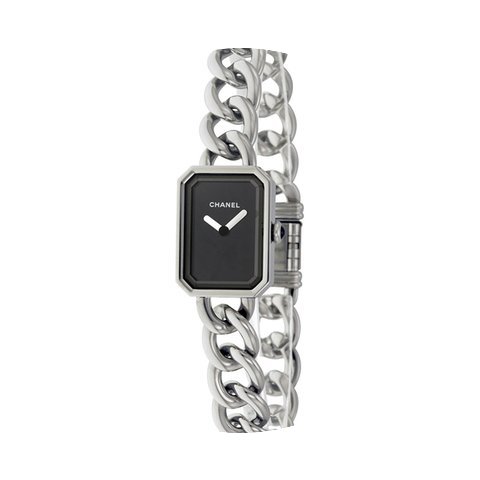 Chanel Premiere Black Dial Stainless Ste...