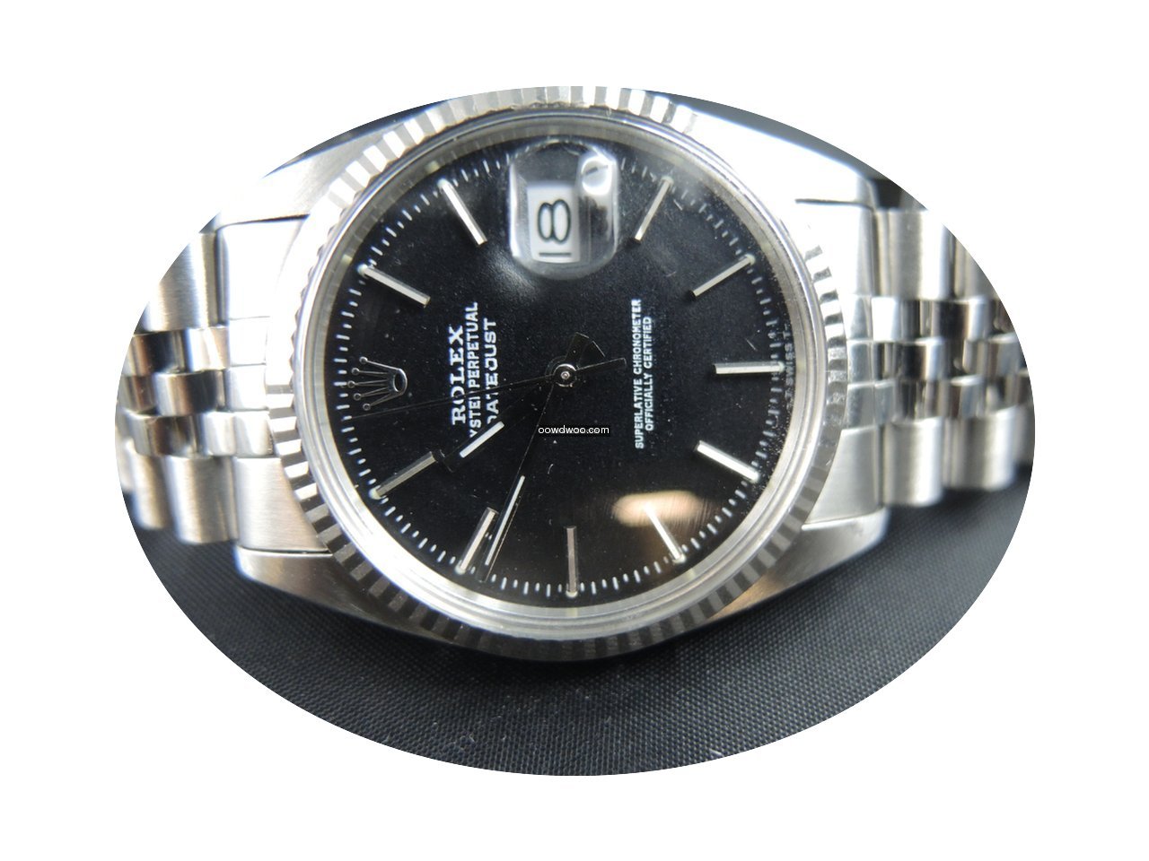 Rolex DATEJUST LUNETTE OR GRIS 16014...