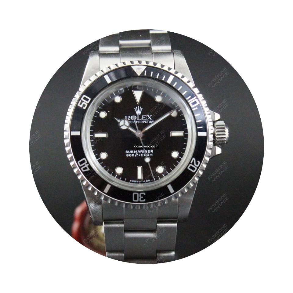 Rolex Submariner (No Date) bicchierini...