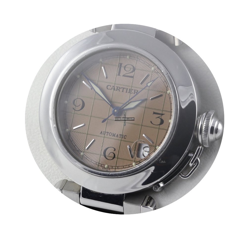 Cartier Pasha Edelstahl Damenuhr...