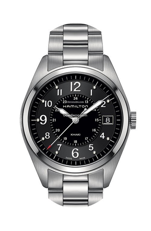 Hamilton Khaki Field Quartz 40mm Black D...