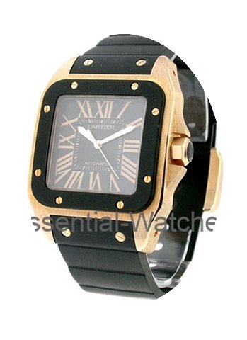 Cartier Santos 100 Large Size Rose Gold ...