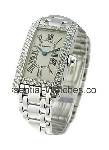 Cartier Tank Americain White Gold Small ...