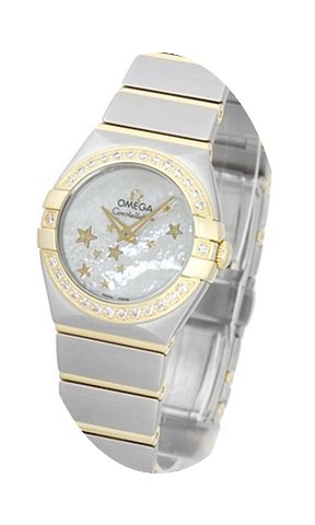 Omega Constellation Brushed Quarz Mini...