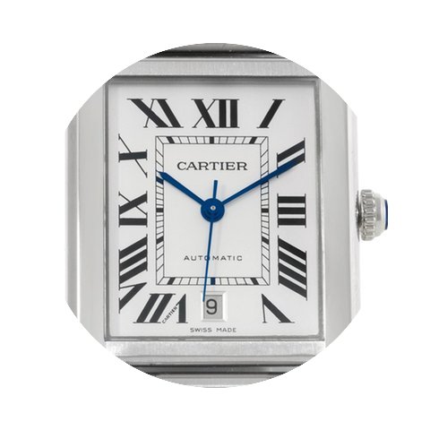 Cartier Tank Solo Xl Silver Dial Automat...