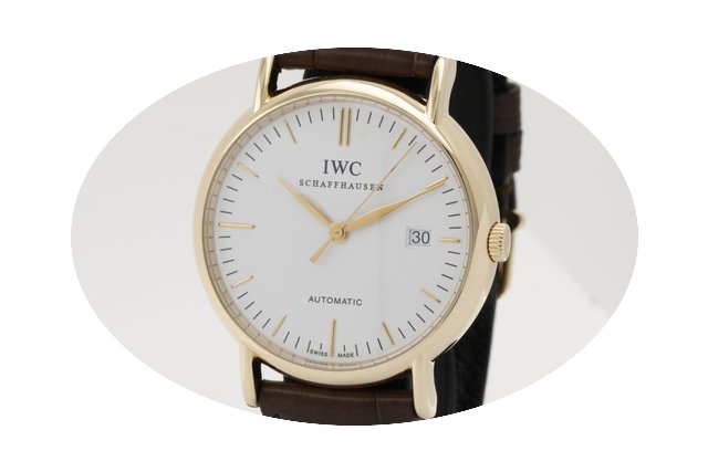 IWC Portofino 18K rose gold - like new -...