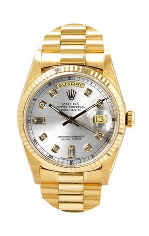 Rolex Men's President Yellow Gold Fluted...