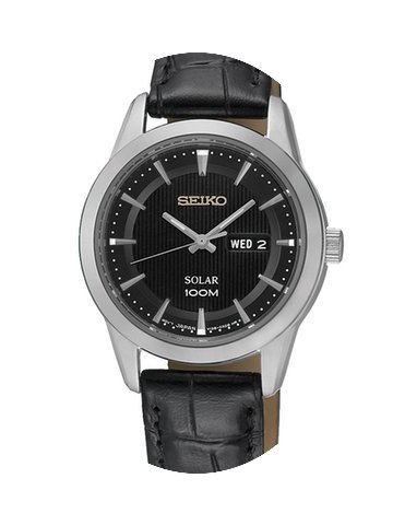 Seiko Damenuhr SUT161P2 Solar 100M 28mm...