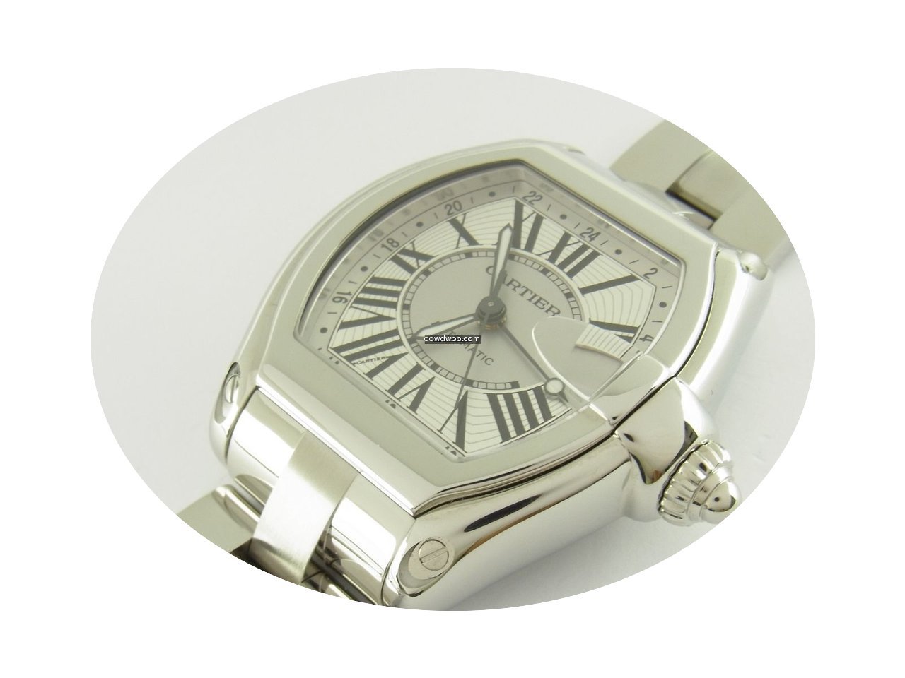 Cartier Roadster Gmt Xl 47mm Ref 2722 He...