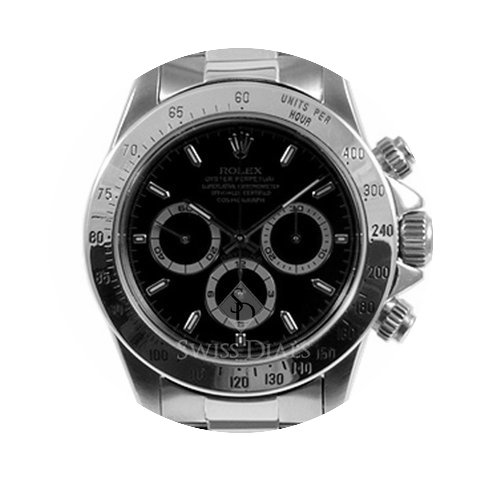 Rolex Daytona Stainless Steel Black Dial...