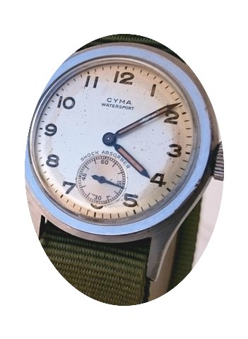 Cyma Vintage Watersport Military WWII Me...