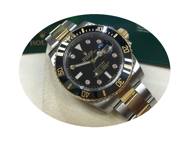 Rolex Used Discontinued Diamond 116613LN...