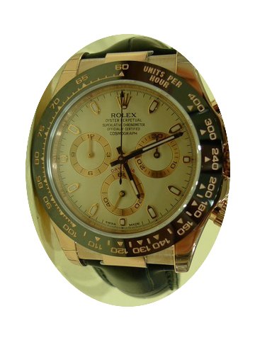 Rolex DAYTONA PINK GOLD BLACK CERAMIC BE...