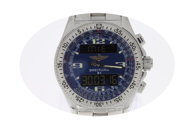 Breitling B-1 B1 Quartz Chronograph Stee...