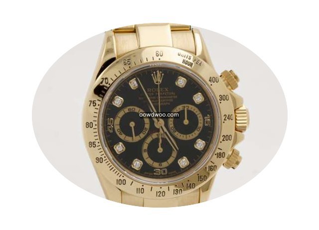 Rolex Daytona Zenith - Yellow Gold and D...