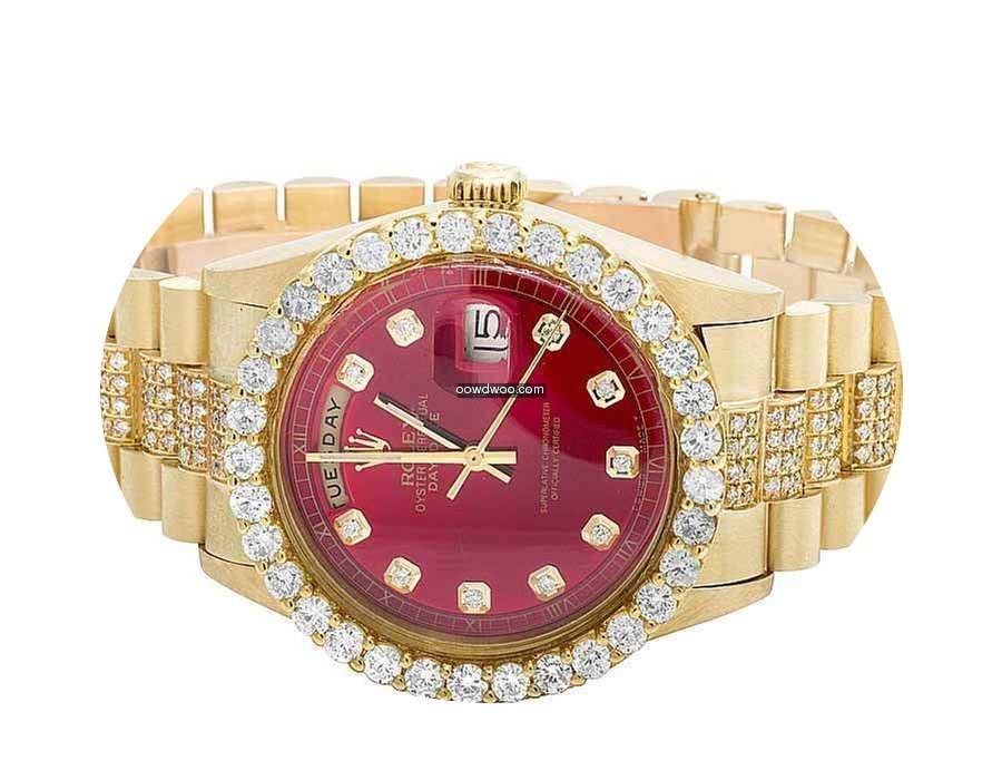 Rolex 18K Mens Yellow Gold Rolex Preside...