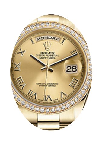 Rolex Day-Date 36 118348-CHPRP Champagne...