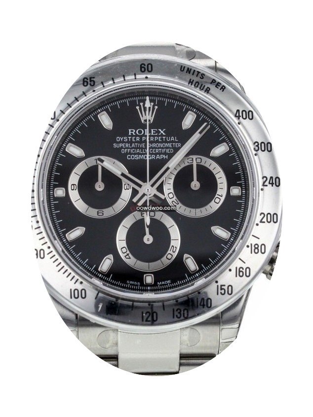 Rolex Daytona 116520 Black Dial Novo/Lac...