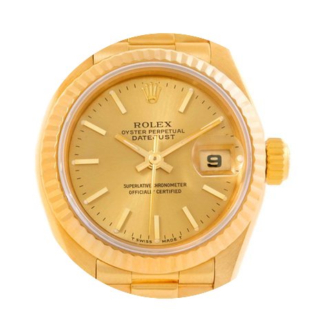Rolex President Ladies 18k Yellow Gold C...