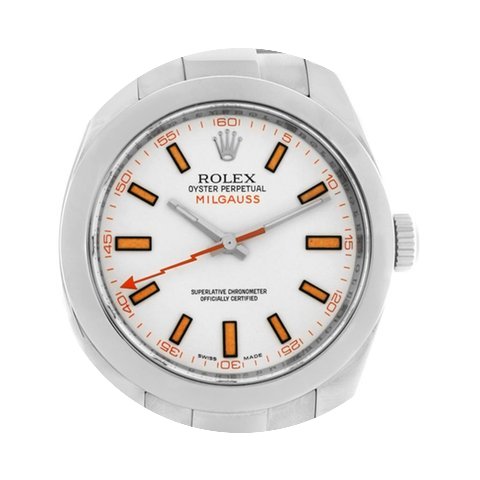 Rolex Milgauss Stainless Steel White Dia...