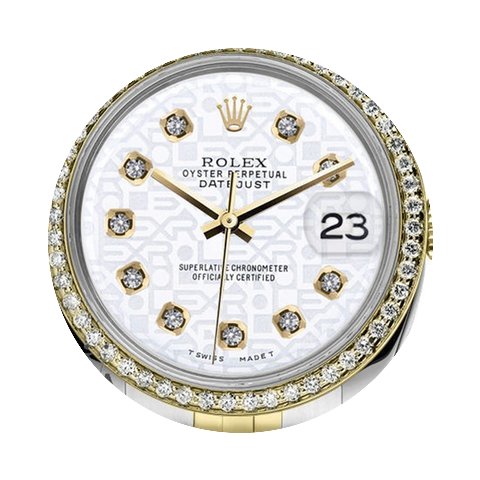 Rolex Men`s Rolex 36mm Datejust 2 Tone W...