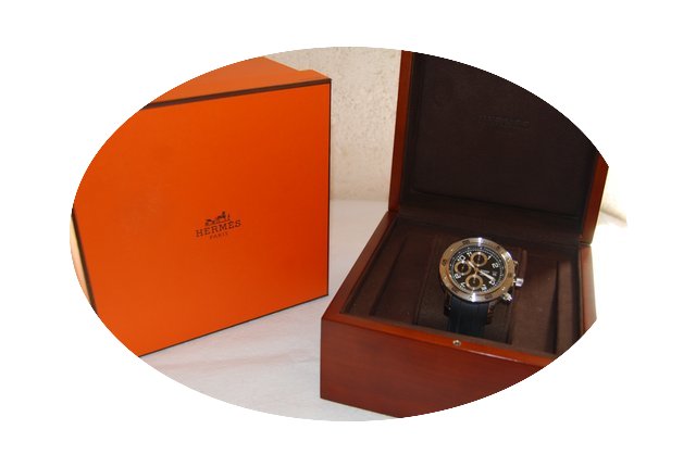 Hermès Clipper plongée chrono automati...