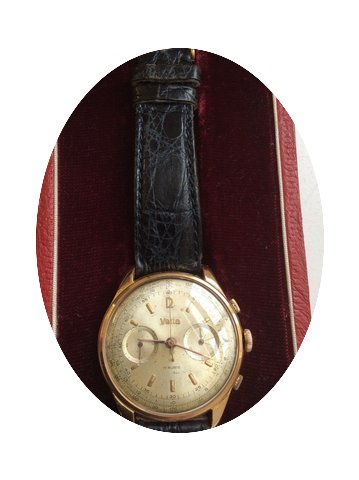 Wyler Vetta Vetta 1950's 18k Chronograph...