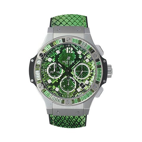 Hublot Big Bang 41mm Boa Green Snake Ste...