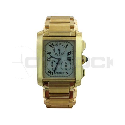 Cartier Tank Francaise Chronoflex Quartz...