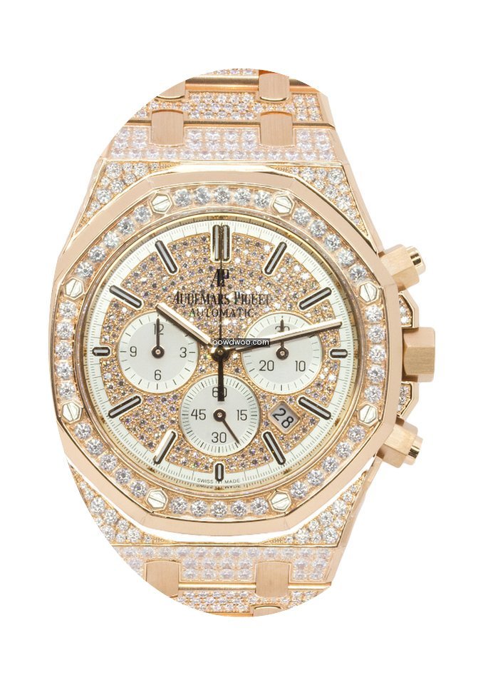 Audemars Piguet Royal Oak Rose Gold Diam...