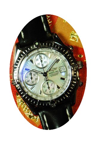 Breitling Chronomat 18k White Gold Chrno...