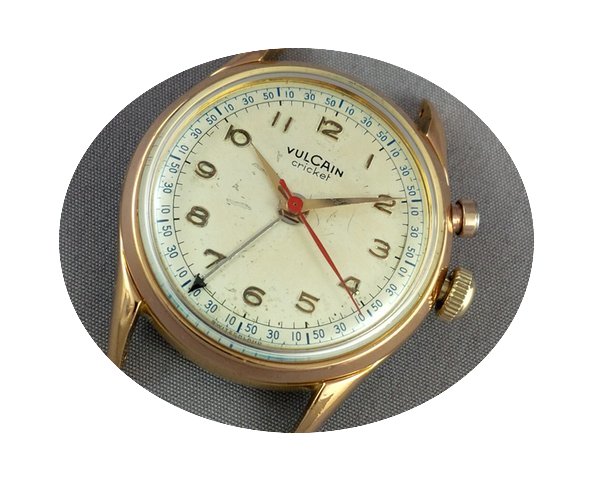 Vulcain Cricket Rose Gold filled 
