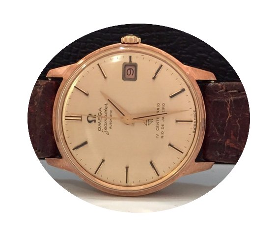 Omega Seamaster Ouro Rosé Automatico Ce...