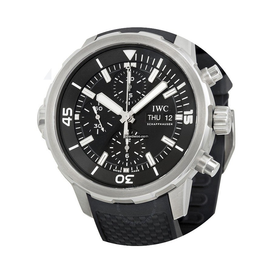 IWC Aquatimer Chronograph Black Automati...