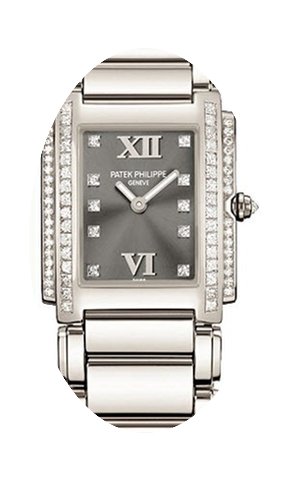 Patek Philippe Twenty 4 with 2 Row Diamo...