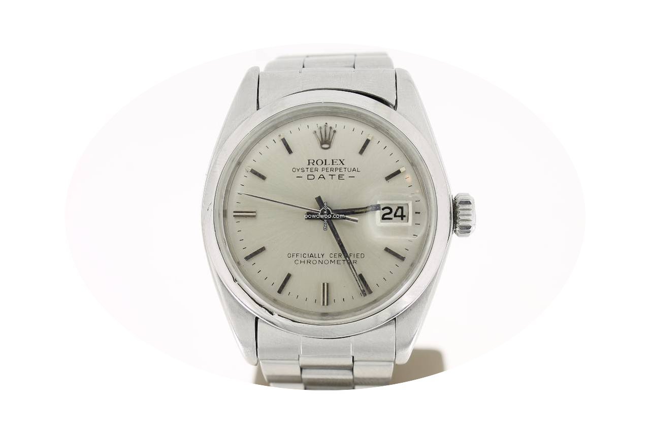 Rolex Oyster Perpetual Date 34mm Steem (...