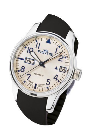 Fortis F-43 Flieger Silver Line Big Day/...