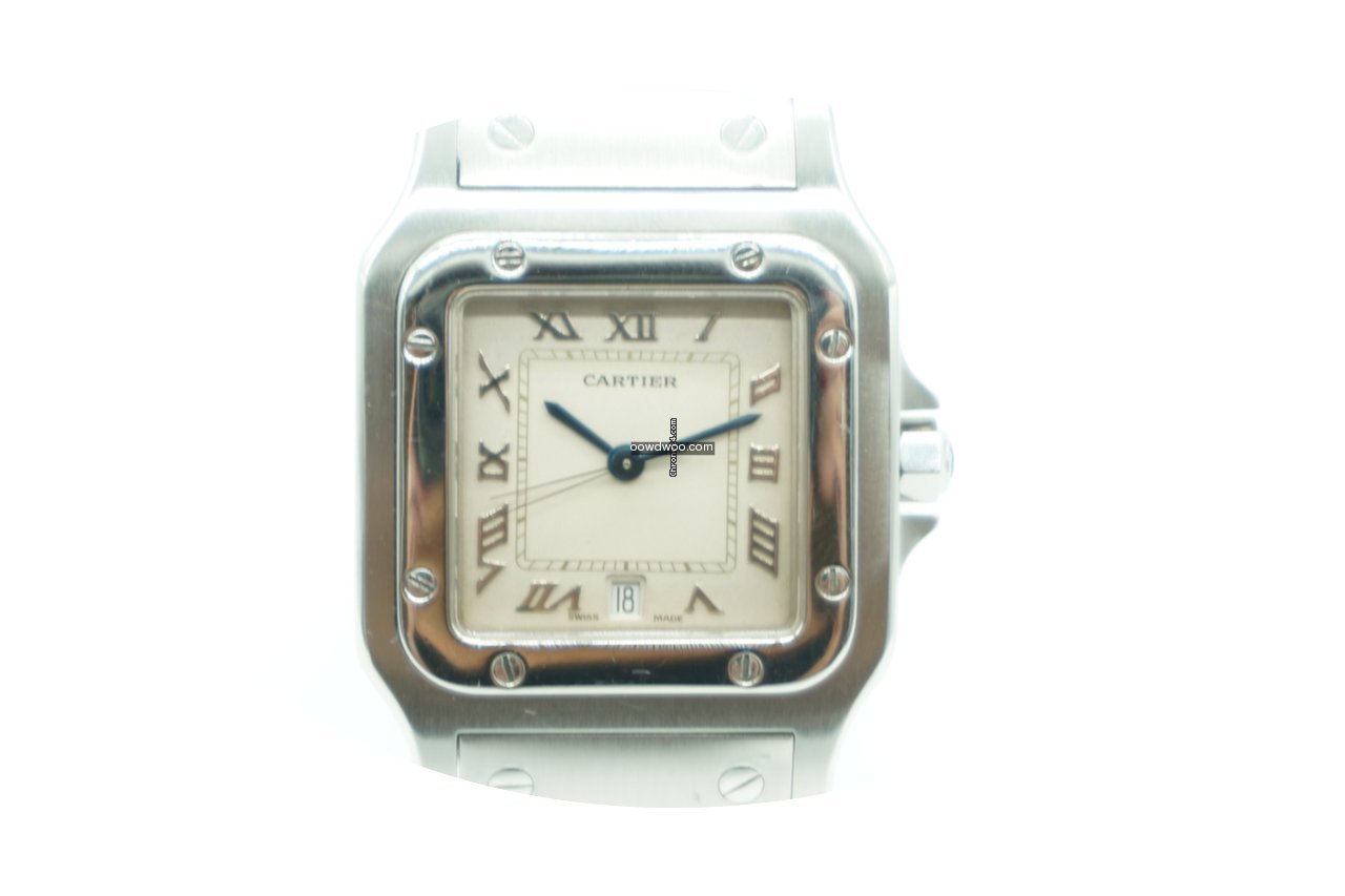 Cartier Santos Galbee Medium Roman Numer...
