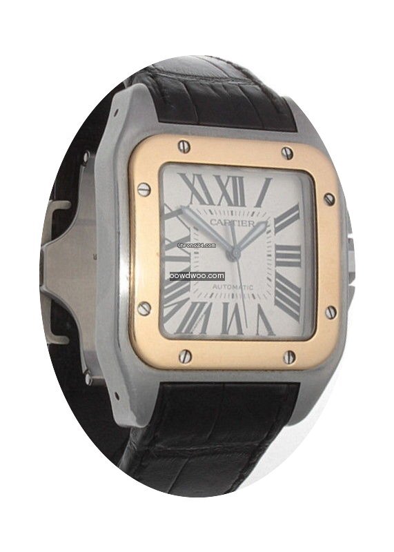 Cartier Santos 100 XL18K Gold and Stainl...