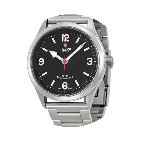 Tudor Heritage Ranger Black Dial Stainle...
