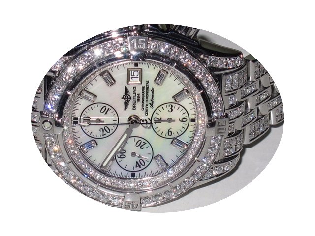 Breitling Chronomat Evolution MOP Diamon...