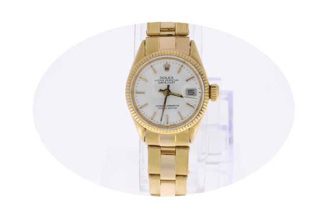 Rolex Lady Datejust 18K Roségold Vintag...