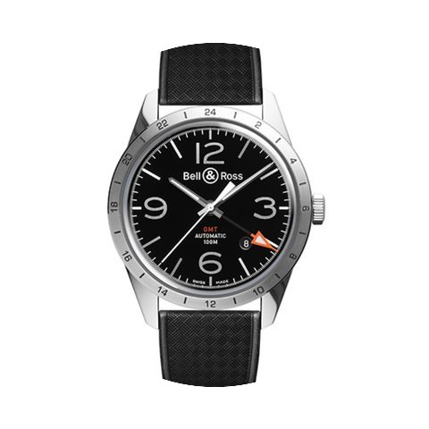 Bell & Ross Vintage Officer BRV123-B...